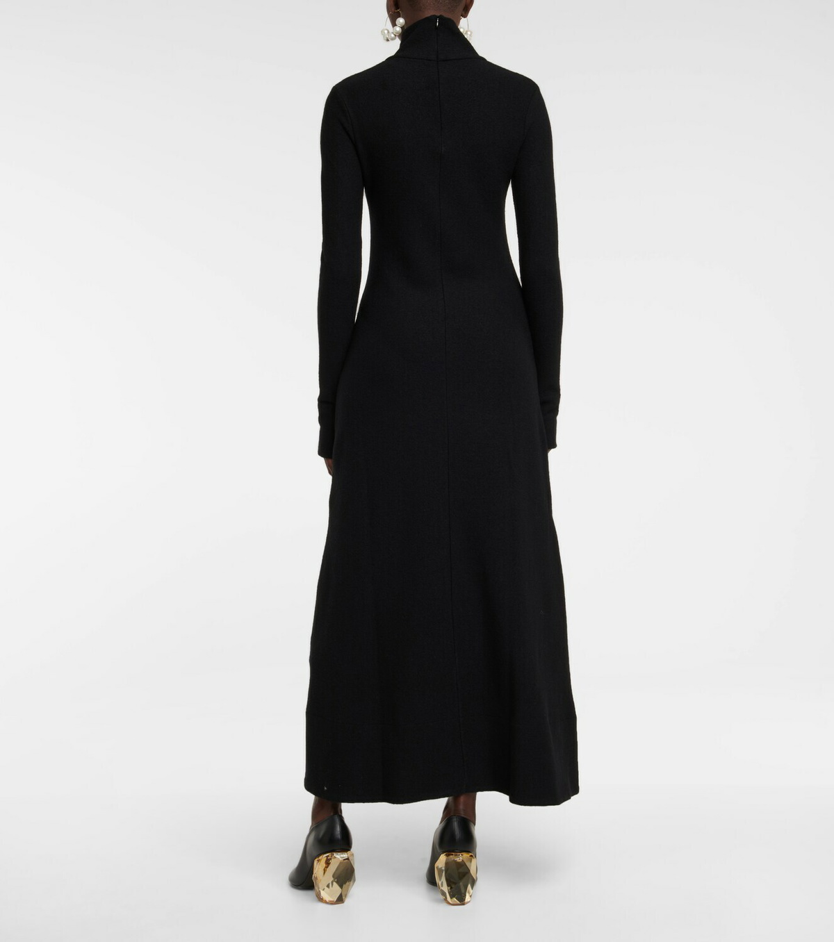 Jil Sander - Wool and silk-blend midi dress