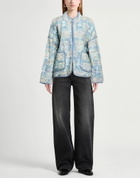 Free People Womens Puffer Slate in Blue