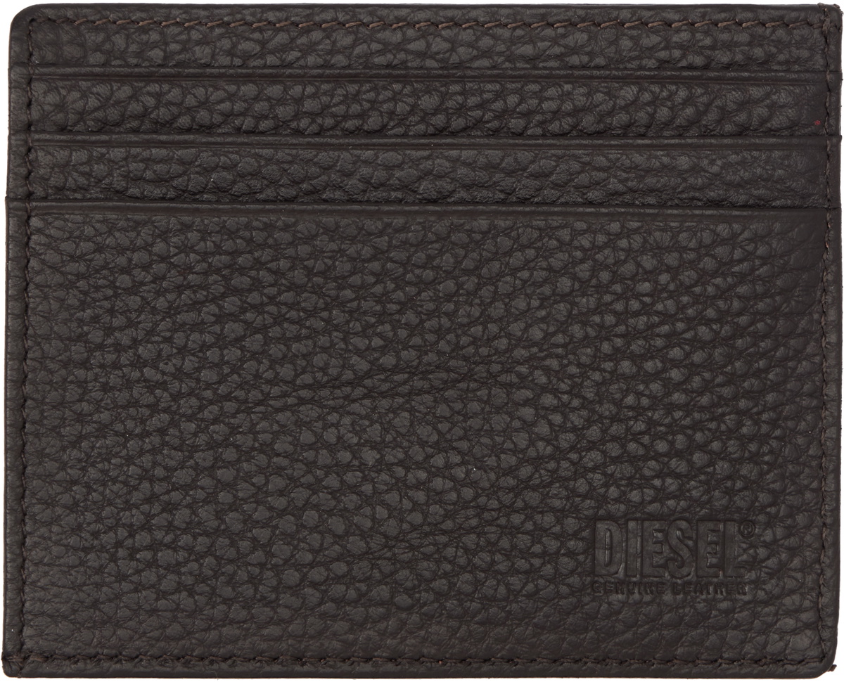 Diesel Brown Card Holder
