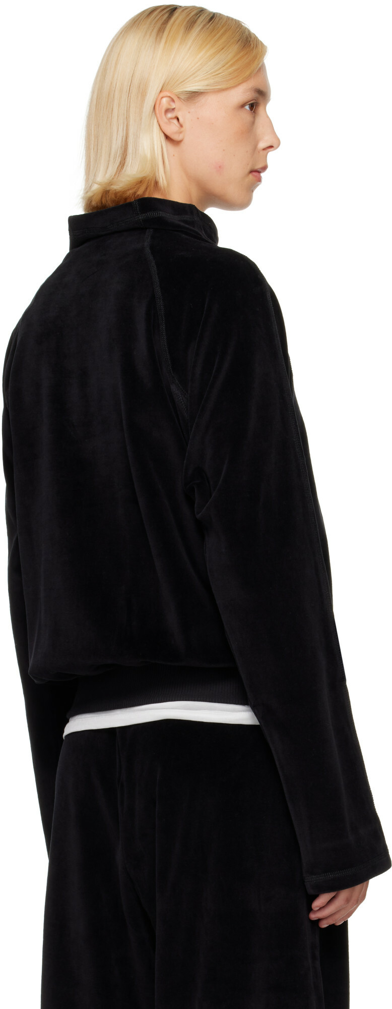 Baserange SSENSE Exclusive Black Fold Turtleneck