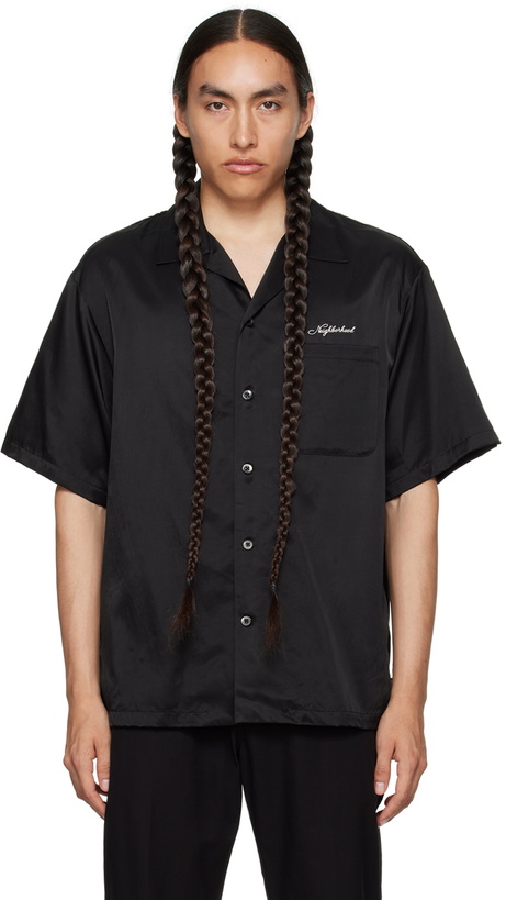 Photo: Neighborhood Black Embroidered Shirt