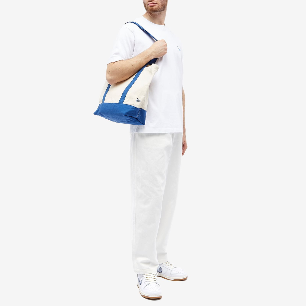 New Era Men's Canvas Tote Bag in Ecru