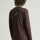 SOAR Men's Long Sleeve Tech T-Shirt in Dark Brown