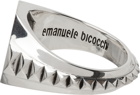 Emanuele Bicocchi Silver Open Signet Ring
