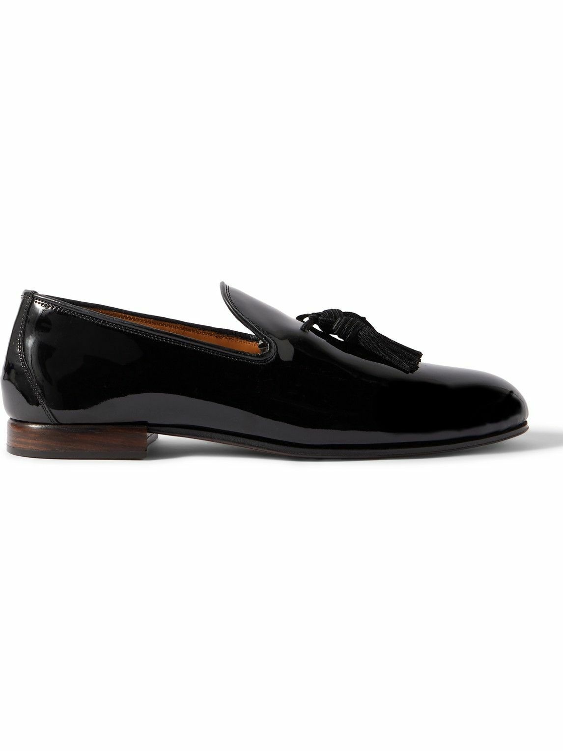 TOM FORD - Nicolas Tasselled Patent-Leather Loafers - Black TOM FORD