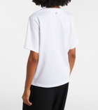 Victoria Beckham Printed cotton jersey T-shirt