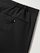 Incotex - Venezia 1951 Tapered Pleated Super 100s Virgin Wool Trousers - Black
