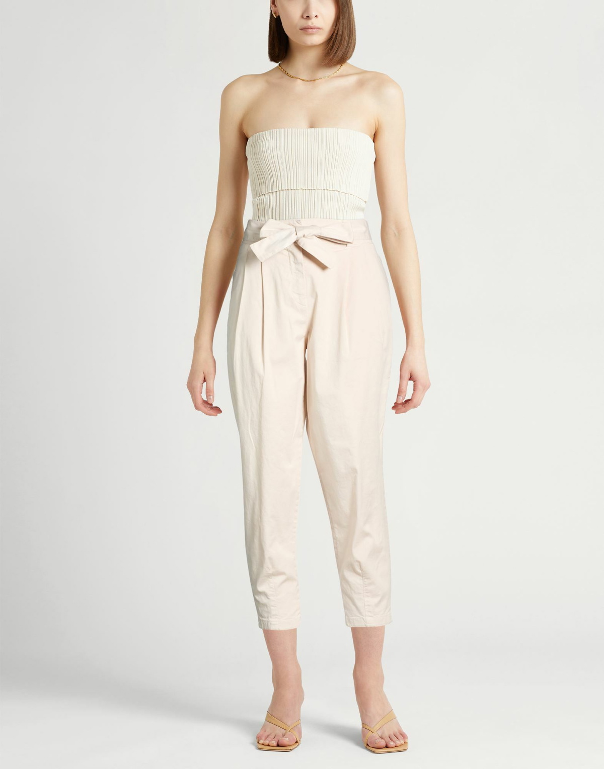 Peserico Womens Pants Cream