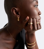 Messika Moderniste Small 18kt gold single hoop earring with diamond