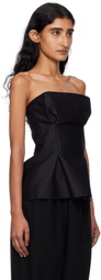 GIA STUDIOS Black Noir Top