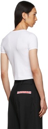 Ashley Williams White Yin Yang T-Shirt