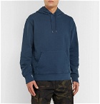 J.Crew - Garment-Dyed Loopback Cotton-Jersey Hoodie - Blue