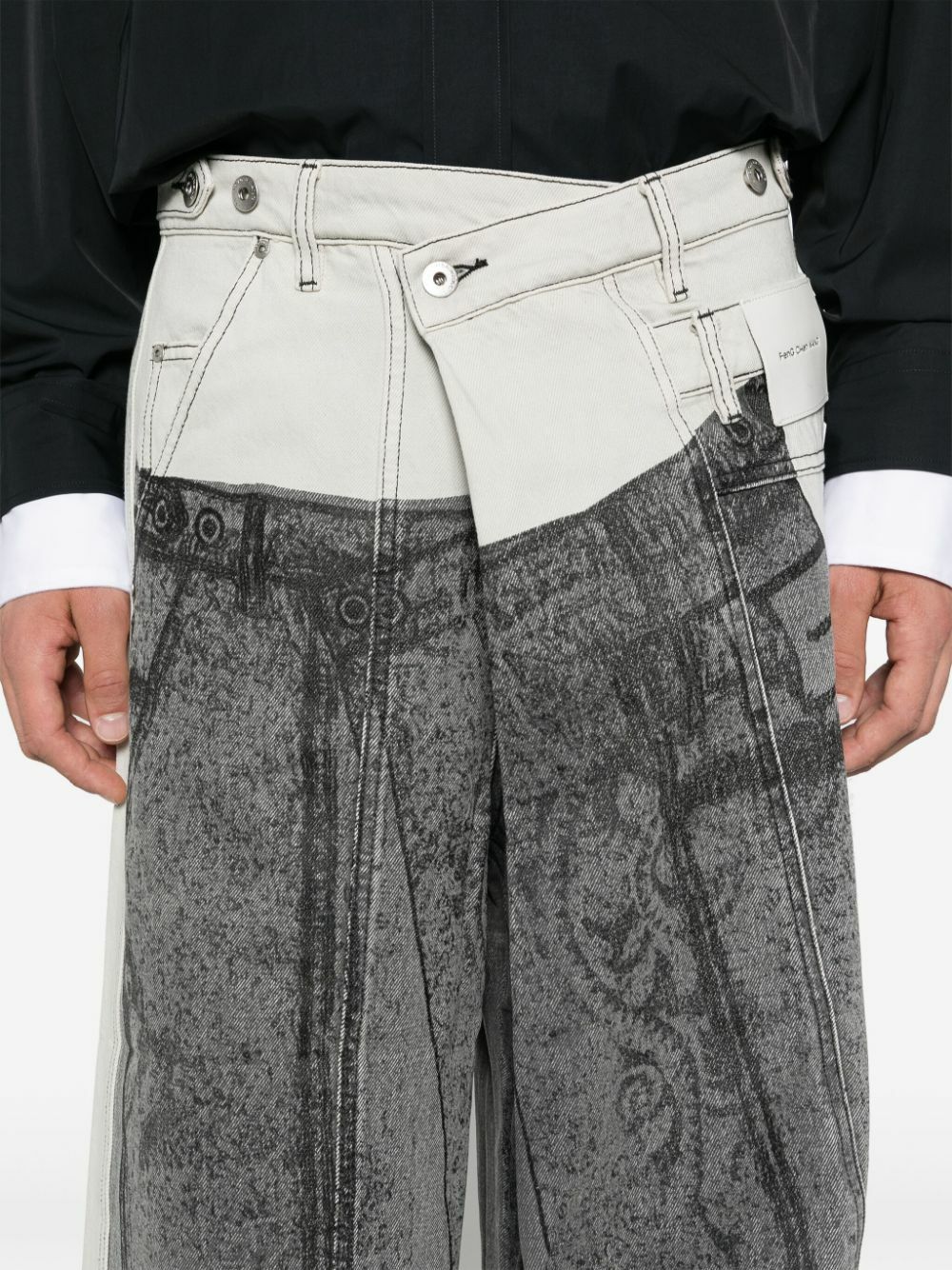Feng Chen Wang Panelled Jeans Feng Chen Wang