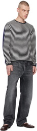 Gimaguas Gray & Black Boulder Stripe Sweater