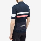 Rapha Men's Brevet Jersey in Dark Navy/High-Vis Pink/White