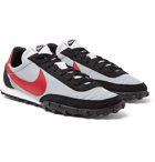 Nike - Waffle Racer Nylon, Suede and Leather Sneakers - Gray