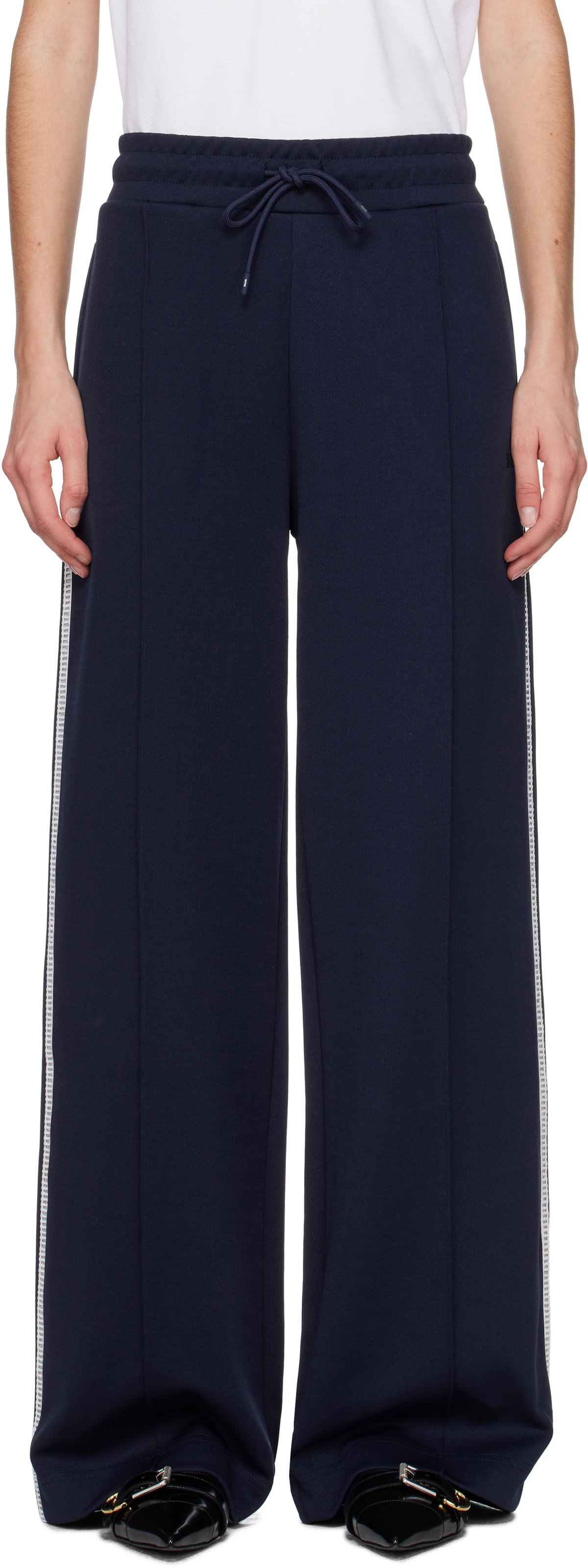 MSGM Navy Track Lounge Pants