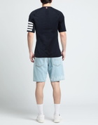 Thom Browne Mens T-shirt Midnight in Blue