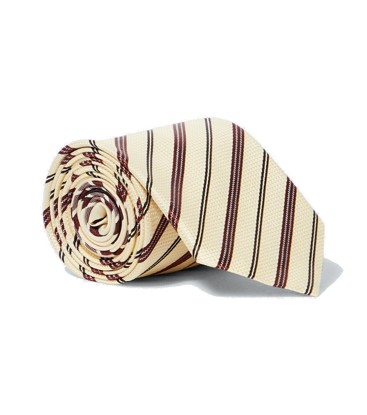 Photo: Dries Van Noten - Printed silk tie