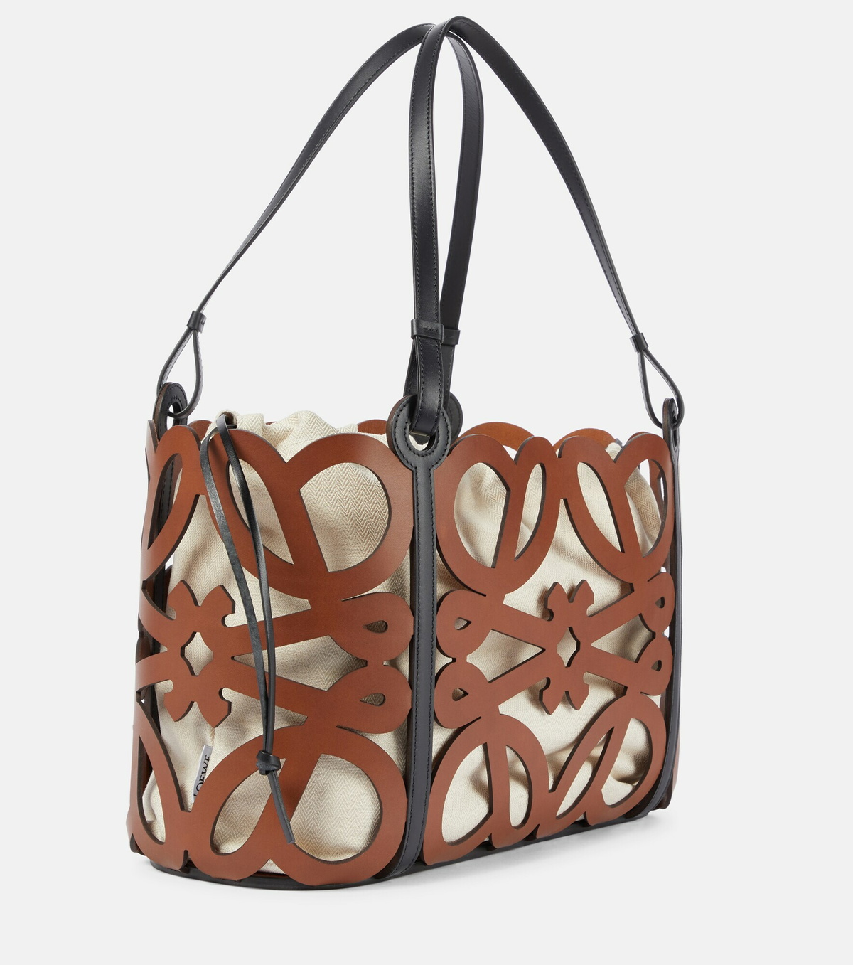 Loewe - Anagram Medium cutout leather tote Loewe