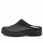 Comme des Garçons Homme Men's x Blunstone Leather Mule in Black