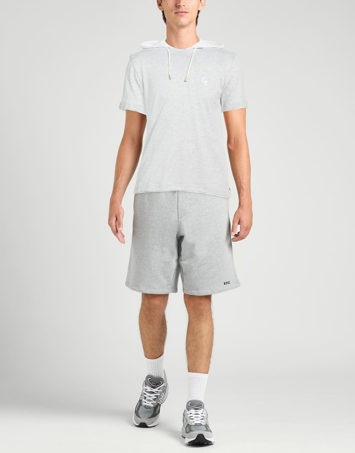 Eleventy Mens T-shirt Light in Grey