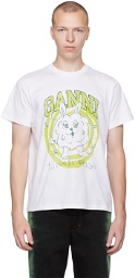 GANNI White Bunny T-Shirt