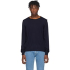 Maison Margiela Navy Decortique Sweater