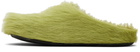 Marni Green Fussbett Sabot Slip-on Loafers