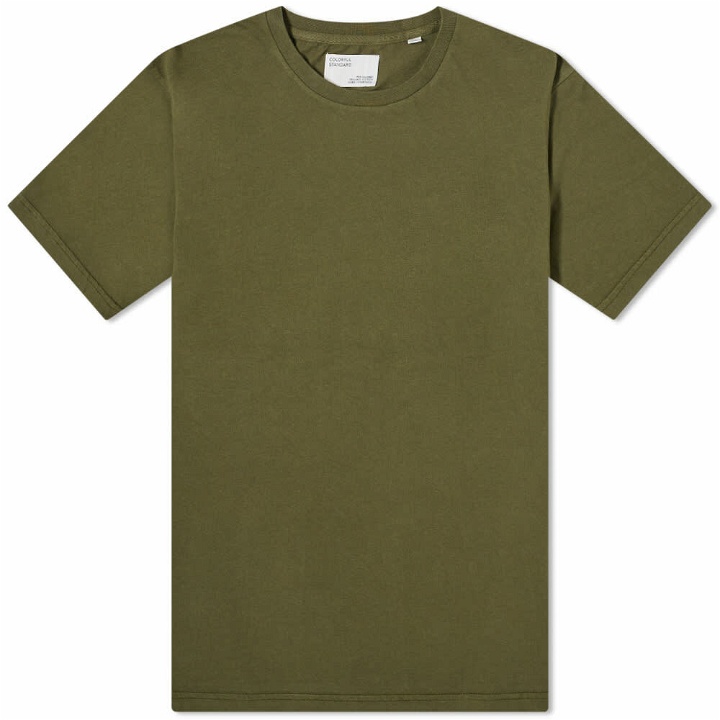 Photo: Colorful Standard Men's Classic Organic T-Shirt in Seaweed Green