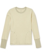 Nicholas Daley - Waffle-Knit Cotton-Jersey Sweatshirt - White