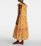 Velvet Jazlyn floral cotton maxi dress