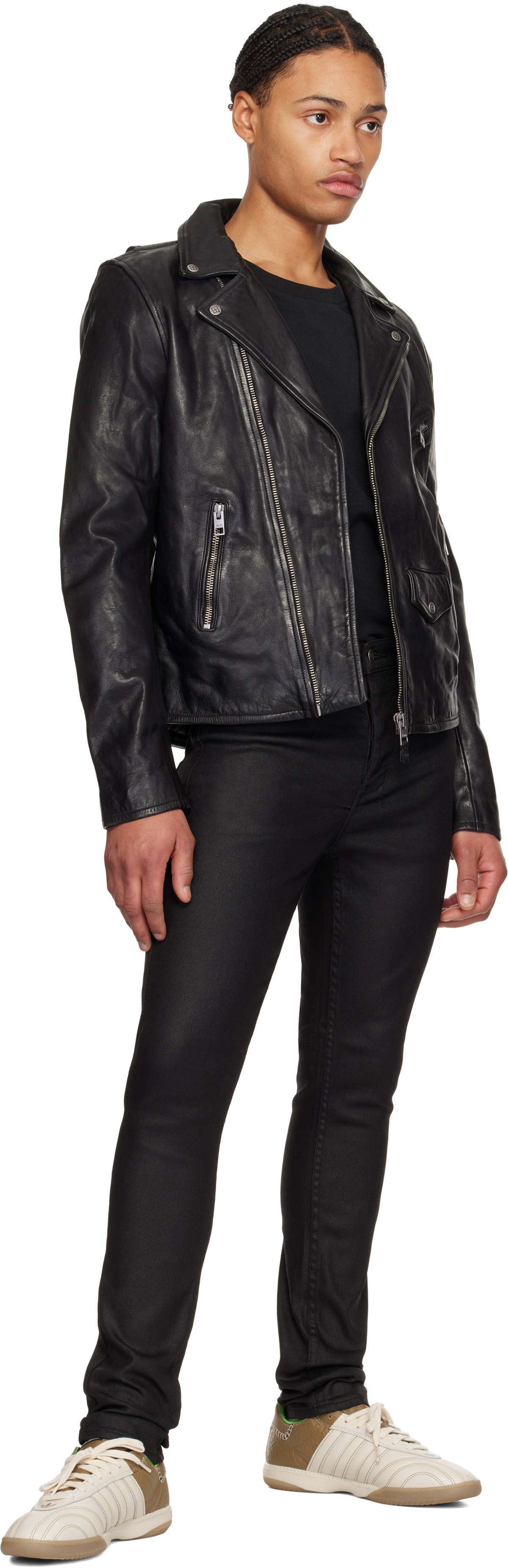 Ksubi Black Capitol Leather Jacket Ksubi