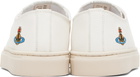 Vivienne Westwood White Low Top Plimsoll Sneakers