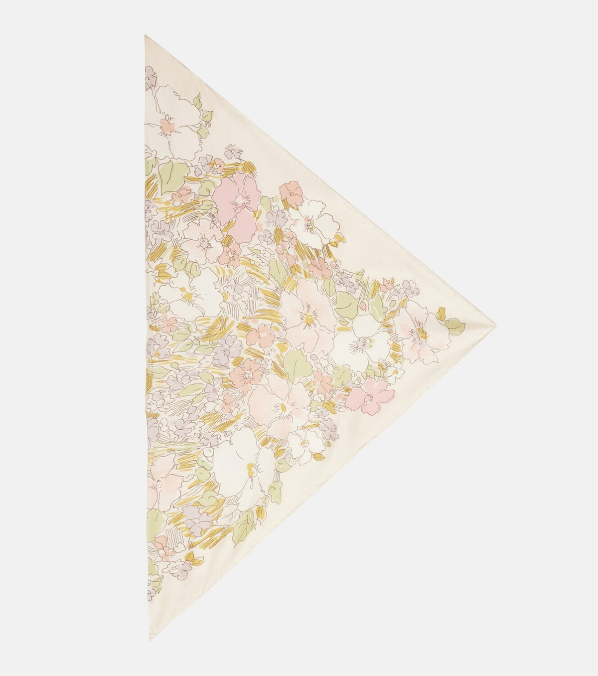 Calvin Klein Collection Lorelai floral silk scarf
