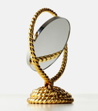 L'Objet x Jessica McCormack stainless steel vanity mirror