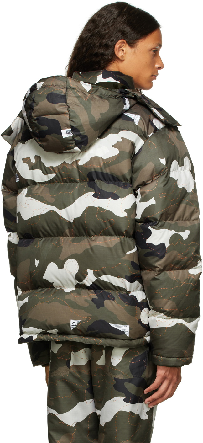 Kanghyuk Green Airbag Patched Down Jacket Kanghyuk