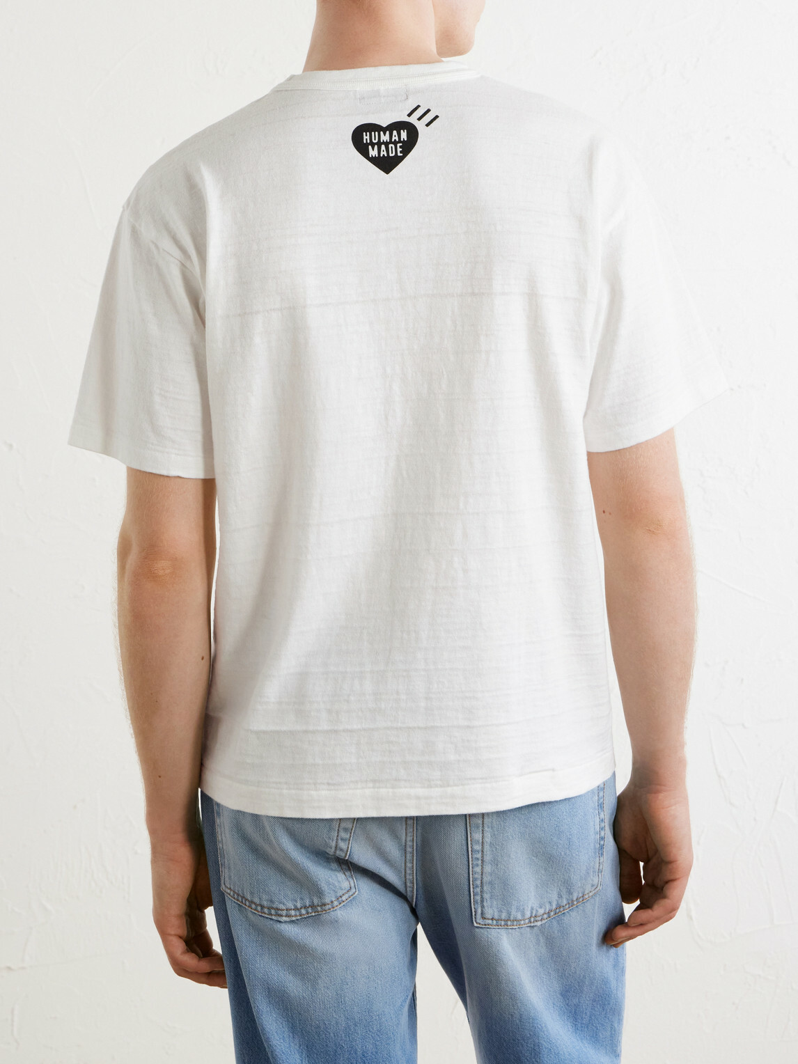 Human Made - Logo-Print Cotton-Jersey T-Shirt - White