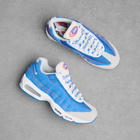 Nike Men's Air Max 95 Sneaker in Blue Sapphire/Metallic Silver/Light Smoke