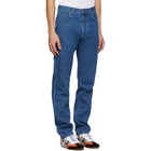 Loewe Blue Logo Pocket Jeans