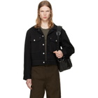 LEMAIRE Black Denim Trucker Jacket