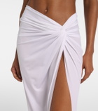 ViX Paula Hermanny Karen draped midi skirt