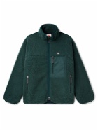 Danton - Logo-Appliquéd Shell-Trimmed Fleece Jacket - Green