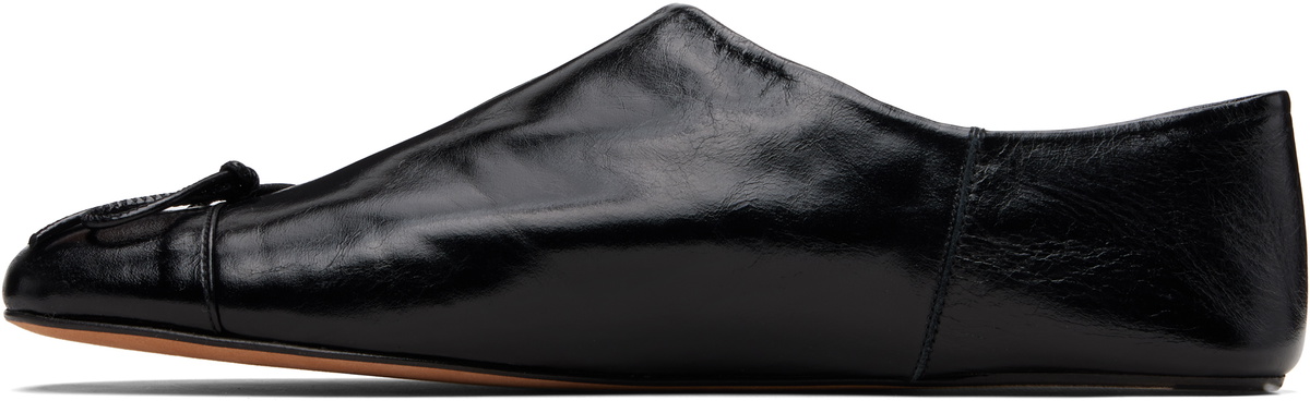 ABRA Black Babouch Ballerina Flats