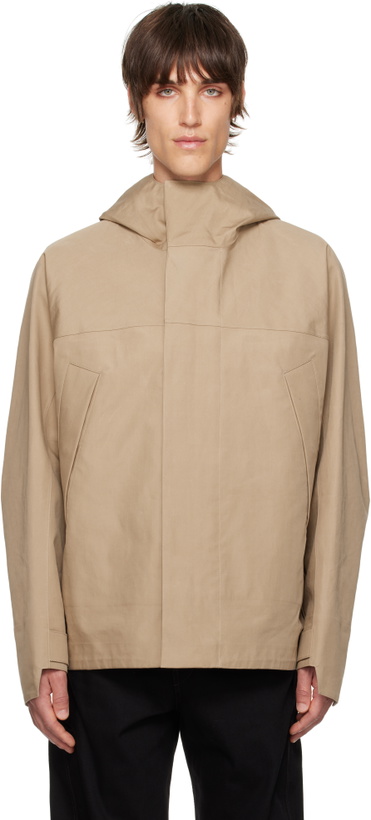 Photo: LEMAIRE Tan Soft Technical Parka Jacket