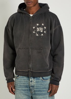 Duke And Dexter Paint Splatter Print Cotton Sweatshirt Black