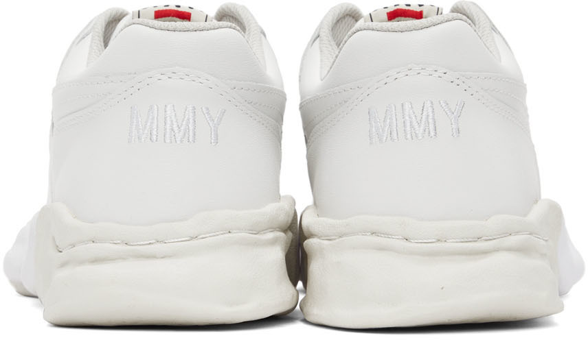 Miharayasuhiro White OG Sole Leather Parker Sneakers