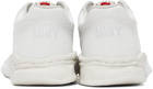 Miharayasuhiro White OG Sole Leather Parker Sneakers