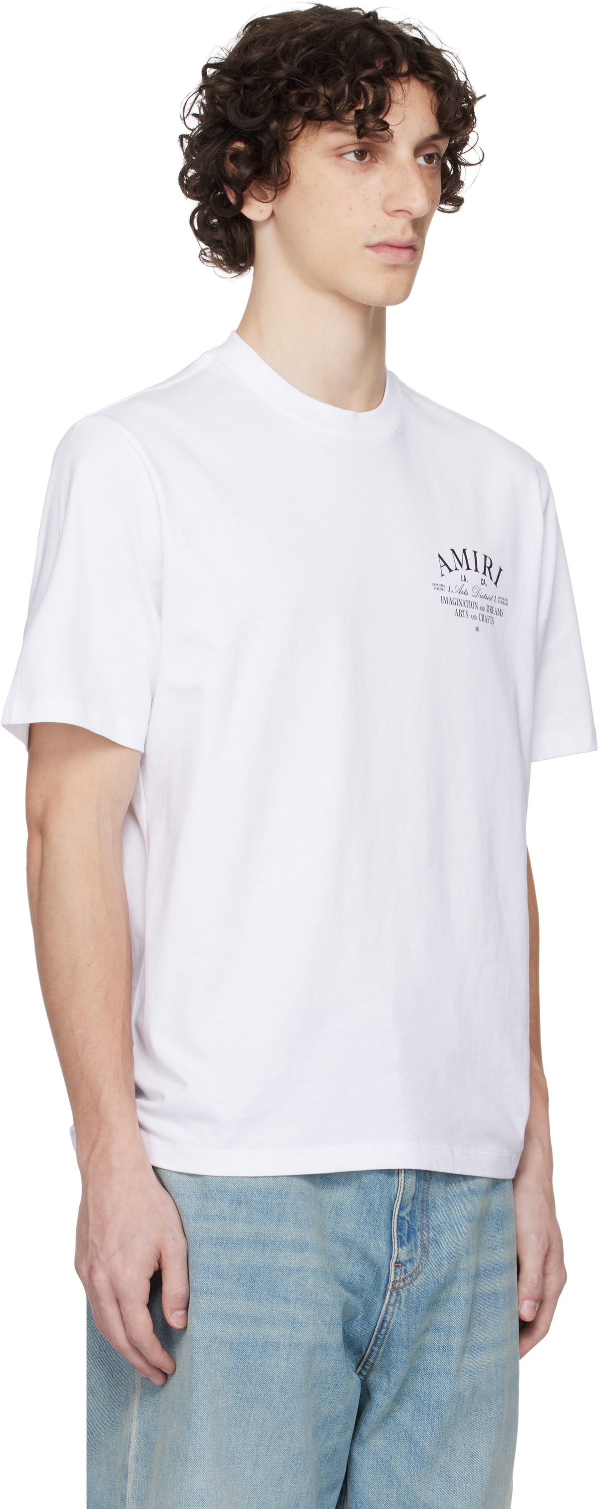 AMIRI White 'AMIRI Arts District' T-shirt Amiri