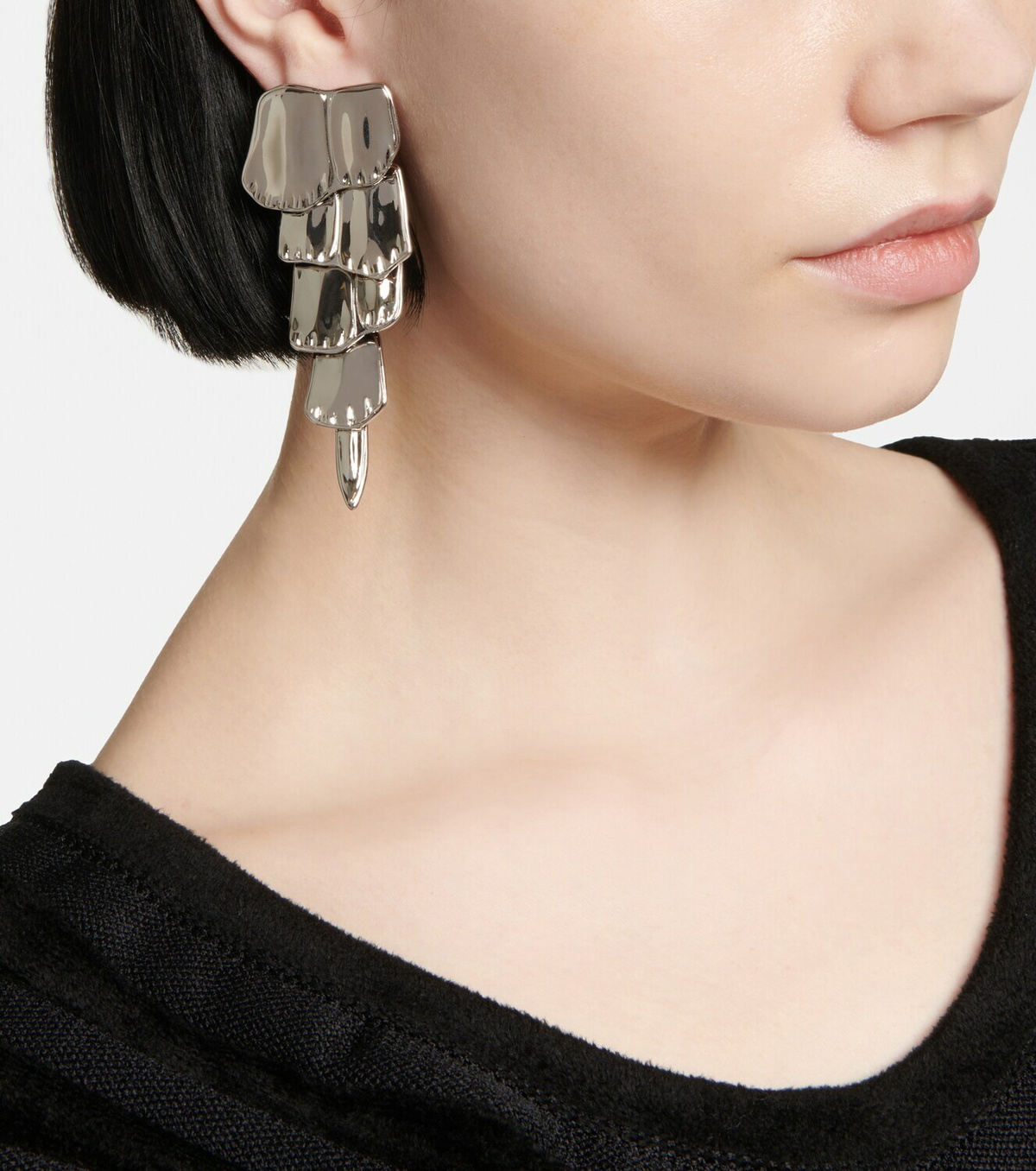 ピアス Alaia Drop Shaped Drop Earrings Alaia Drop Earrings | 18k Gold Plated & Stainless Steel – JL